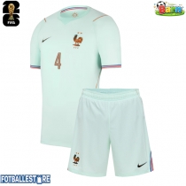 Frankrike Dayot Upamecano #4 Bortedraktsett Barn VM 2026 Kortermet (+ Korte bukser)